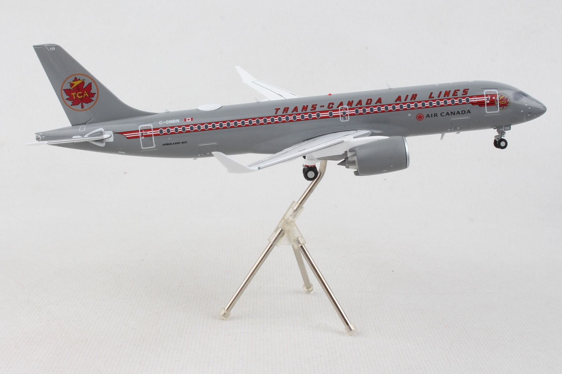 Gemini200 Air Canada A220-300 1/200 Transcanada Retro C-GNBN