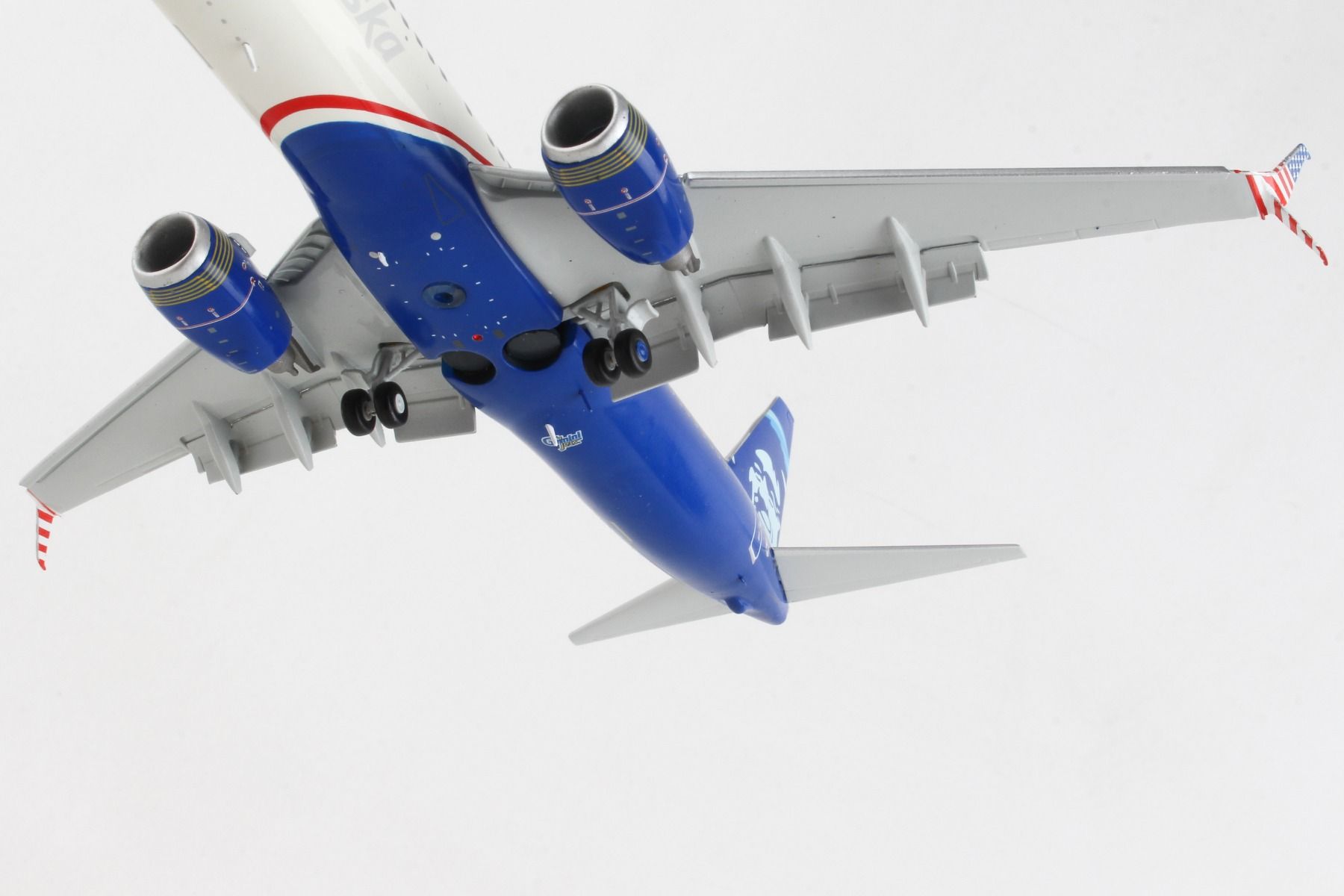 Gemini200 Alaska 737-800S 1/200 Honoring Those Who Serve Flaps