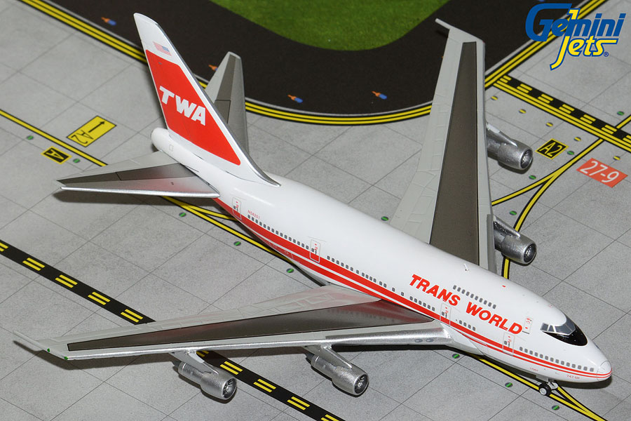 GeminiJets TWA 747SP 1/400 Reg# N58201 Boston Express - Pilot Stuff Online