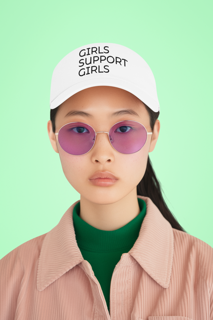 GIRLS SUPPORT GIRLS Low Profile Baseball Cap OTTO Cap 18-253 