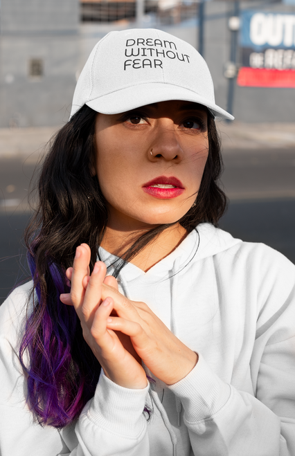 DREAM WITHOUT FEAR Low Profile Baseball Cap OTTO Cap 18-253