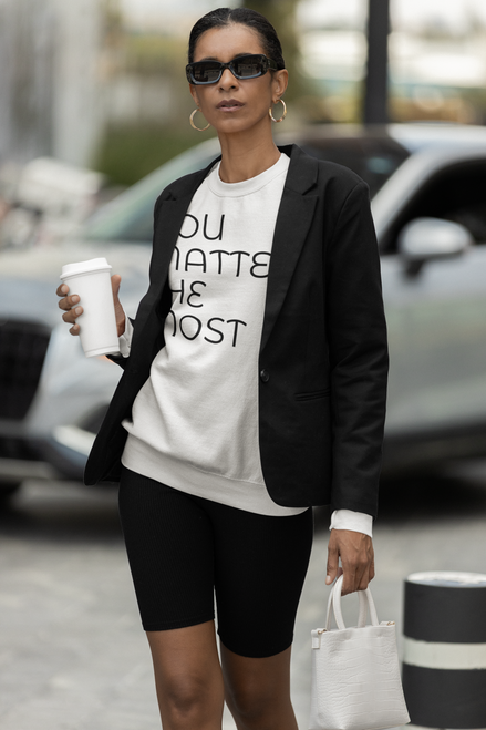 YOU MATTER THE MOST Unisex Ultra Cotton Long Sleeve Tee Gildan 2400