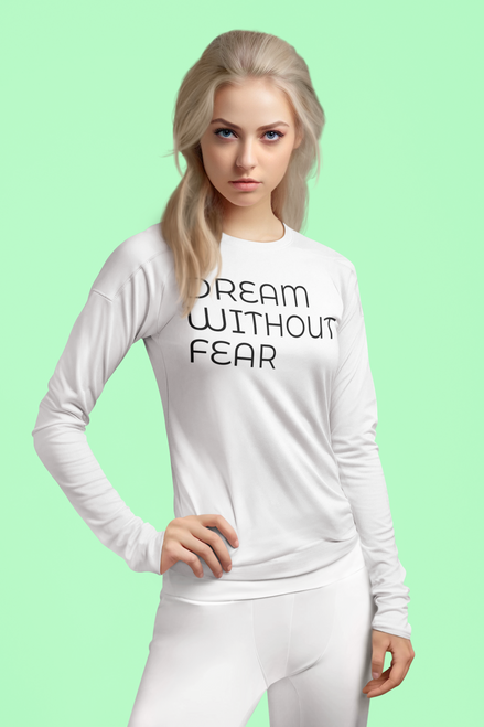 DREAM WITHOUT FEAR Unisex Ultra Cotton Long Sleeve Tee Gildan 2400