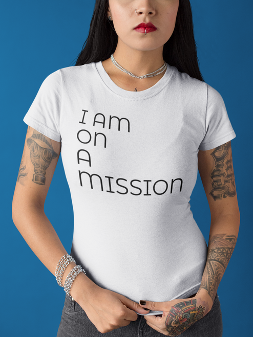 I AM ON A MISSION Unisex DryBlend® T-Shirt Gildan 8000 