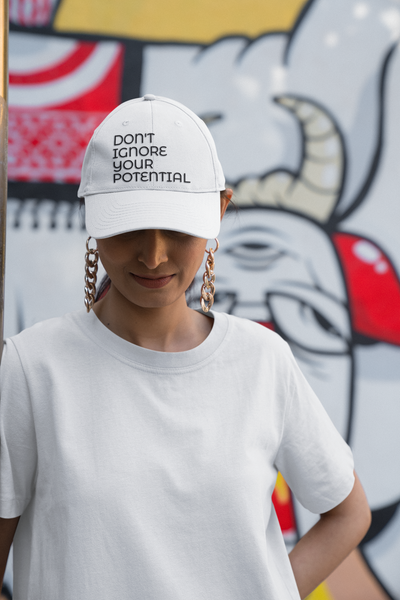 DON'T IGNORE YOUR POTENTIAL Low Profile Baseball Cap OTTO Cap 18-253 