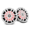 DS18 NXL-8/WH 8" 2-Way Marine Water Resistant Speaker with RGB LED Lights 125W RMS - White