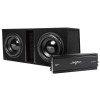 Skar Audio BNDLE-EVL-2X12D4 Dual 12" 2500W RMS EVL Series Complete Subwoofer Package with Vented Enclosure and Amplifier