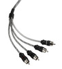 JL Audio XD-CLRAIC4-12 4-Channel Twisted Pair RCA Cables - 12ft 