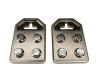 Sky High Car Audio Cast Aluminum Flat 4 Spot Aluminum Battery Terminals