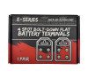 Sky High Car Audio Cast Aluminum Flat 4 Spot Aluminum Battery Terminals