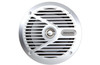 Alpine SPS-M601 6.5” 35W RMS Coaxial 2-Way Marine Speaker with Silver Grilles