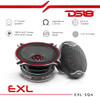 DS18 EXL-SQ4.0 4" 2-Way Coaxial Speakers 60 Watts RMS