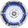 DS18 NXL-8M/WH NXL 8" 2-Way Coaxial Marine Speaker With LED RGB Lights 125W RMS - White