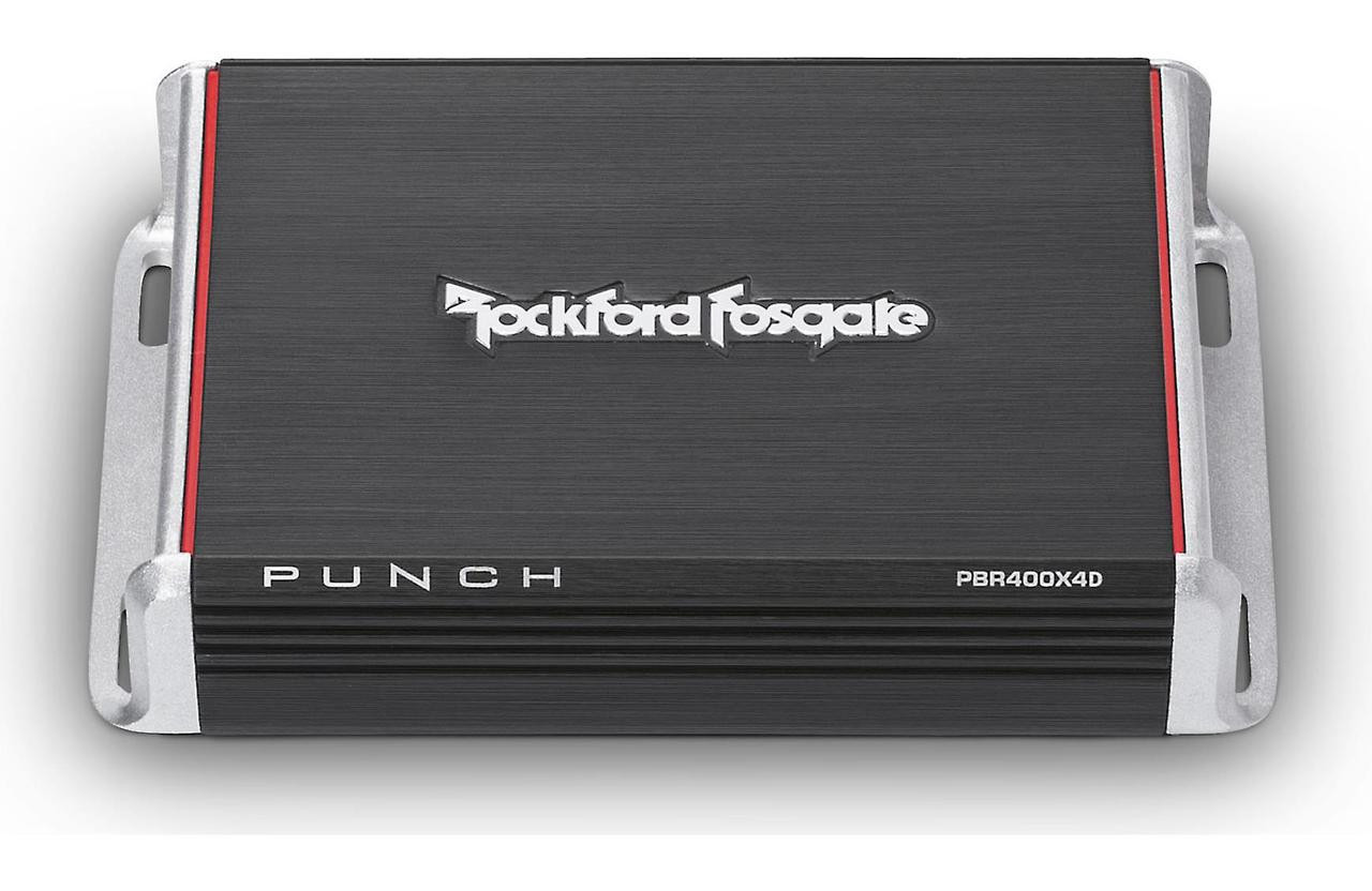 Rockford Fosgate PBR400X4D Punch 400 Watt Full-Range 4-Channel