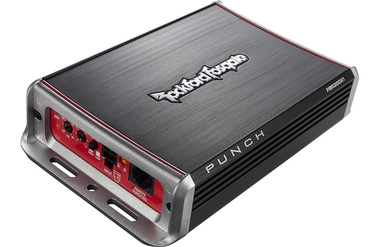 Rockford Fosgate PUNCH pbr300×1 Rockford Fosgate PBR300X1 Punch 300 Watt Mono Amplifier