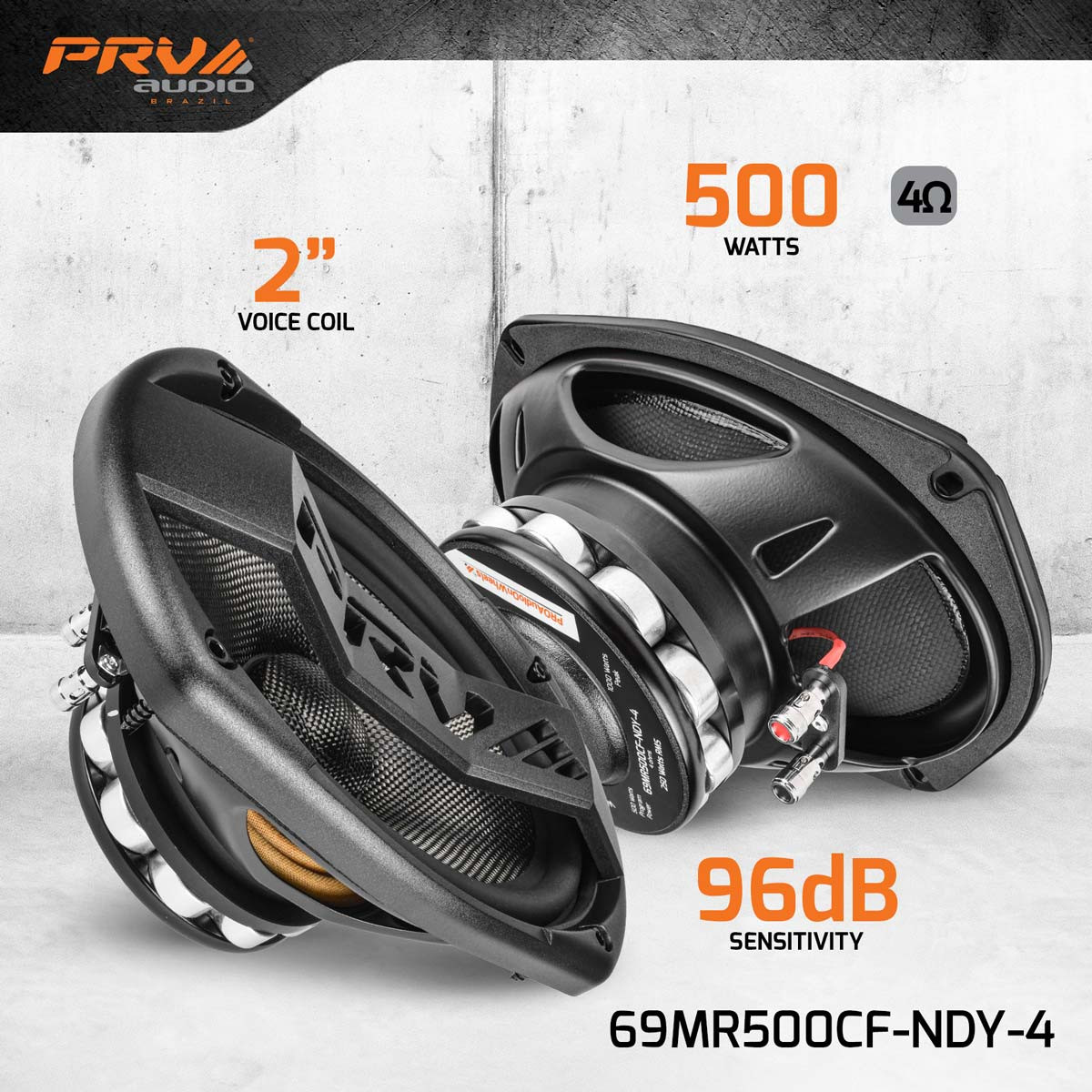 PRV Audio 69MR500CF-NDY-4 6x9