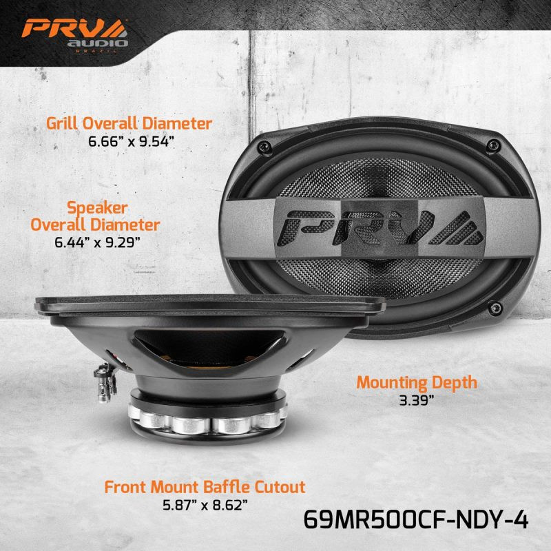 PRV Audio 69MR500CF-NDY-4 6x9