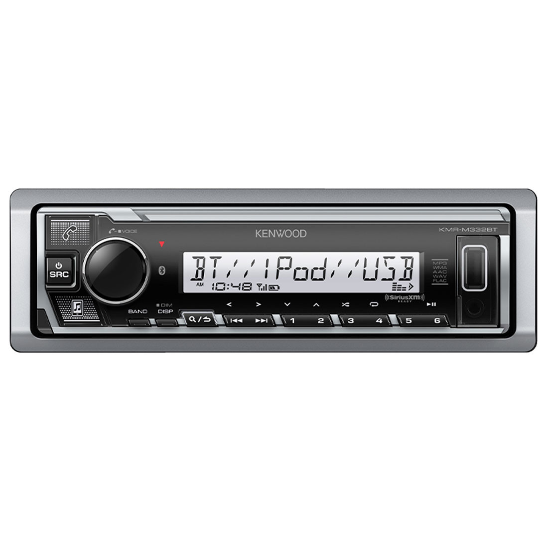 Kenwood KMR-M332BT Digital Media/Marine Receiver with Bluetooth