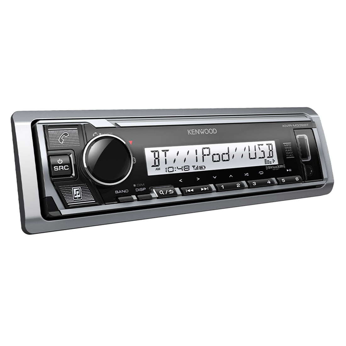 Kenwood KMR-M332BT Digital Media/Marine Receiver with Bluetooth
