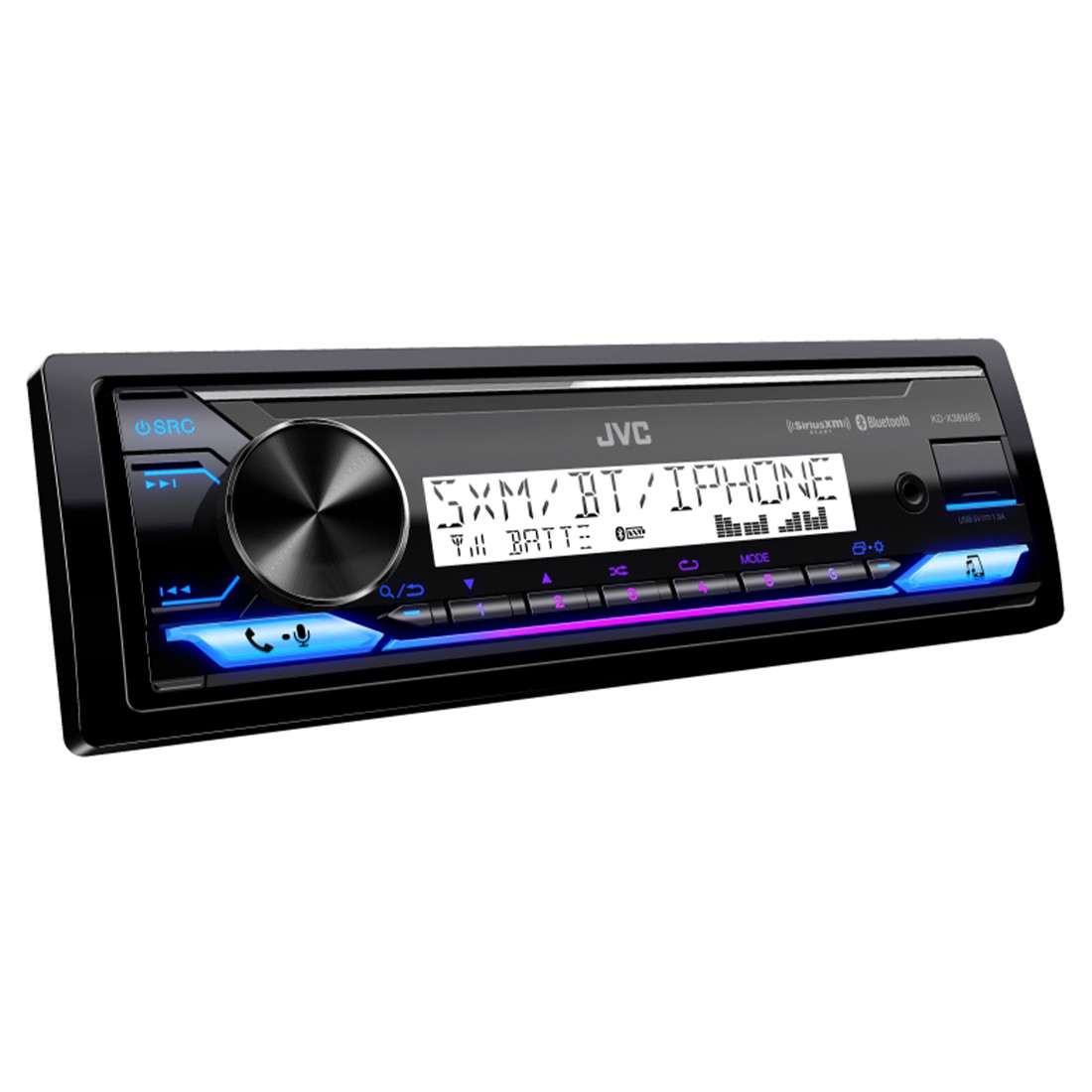 JVC KD-X38MBS Digital Marine Media Receiver with Bluetooth - Singh