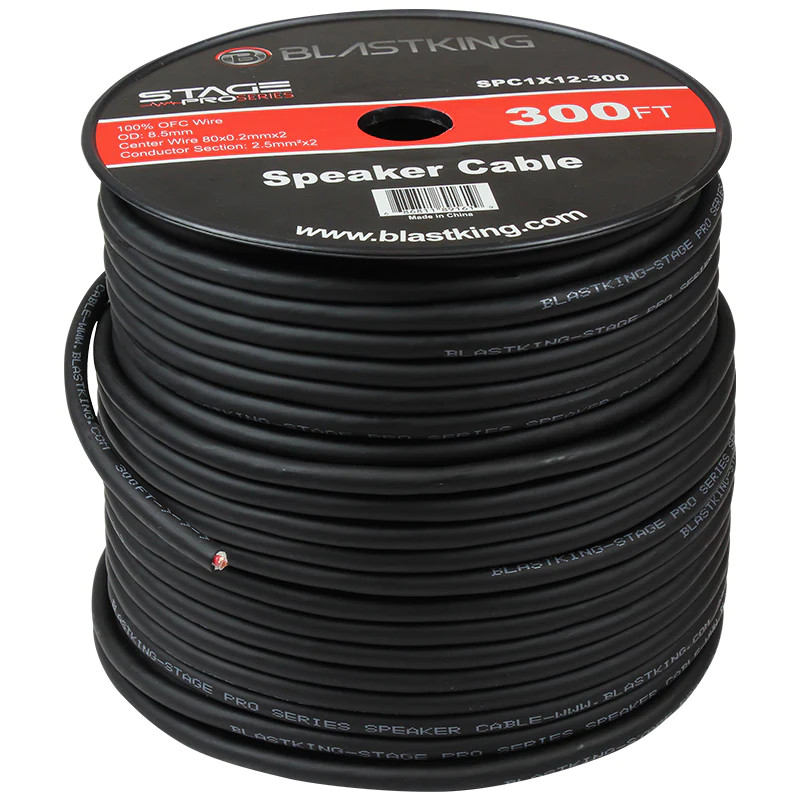BlastKing SPC1X12 12 AWG 2-Conductor OFC Speaker Cable - Per Foot