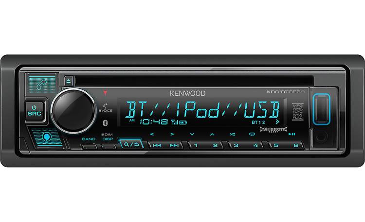 Kenwood KDC-BT382U Single DIN CD Receiver with USB Bluetooth/Aux