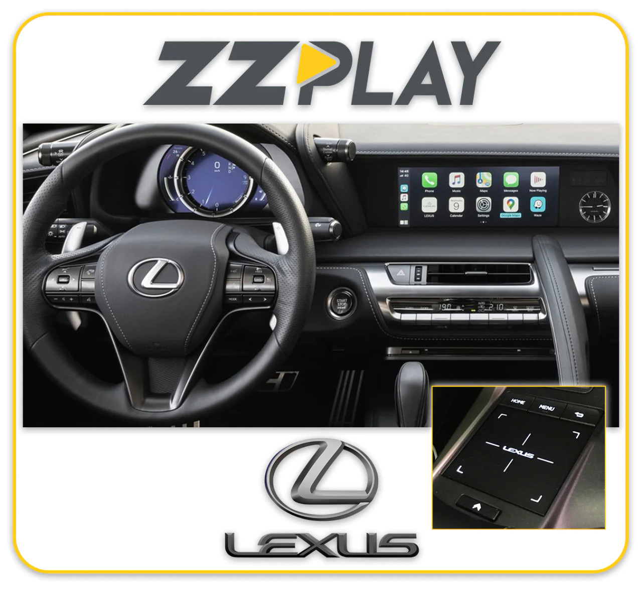ZZ2 IT3LEX19L Wireless CarPlay/Android Auto Interface for Select Lexus