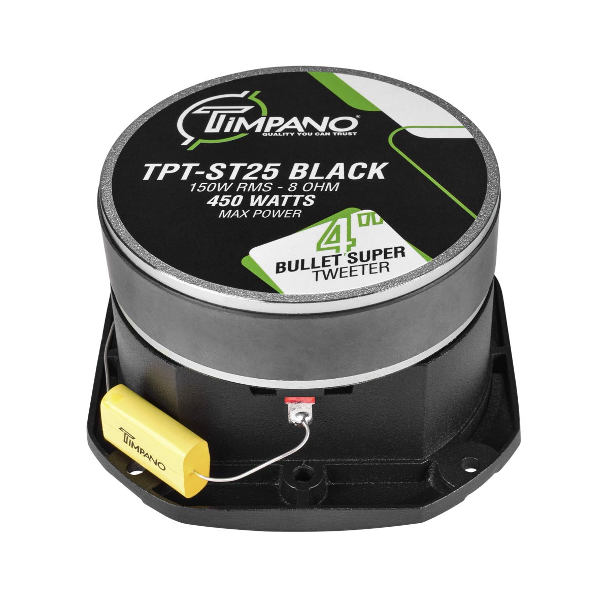 Timpano TPT-ST25 4” 300W RMS PRO Audio Super Tweeters - Black