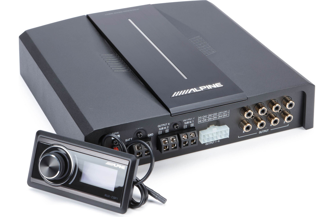Alpine PXE-C80-88 Optim8 8-Channel Hi-Res Amplifier with Automatic