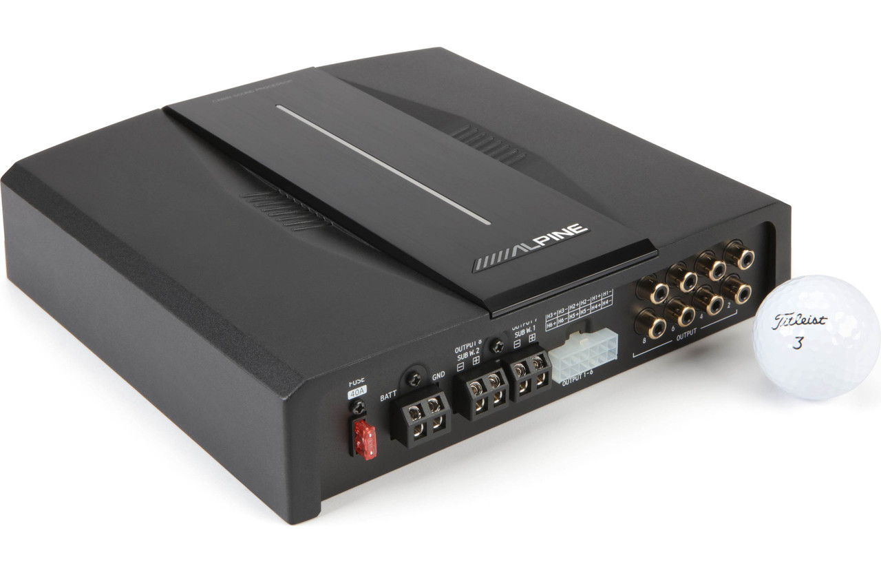 Alpine PXE-C80-88 Optim8 8-Channel Hi-Res Amplifier with Automatic
