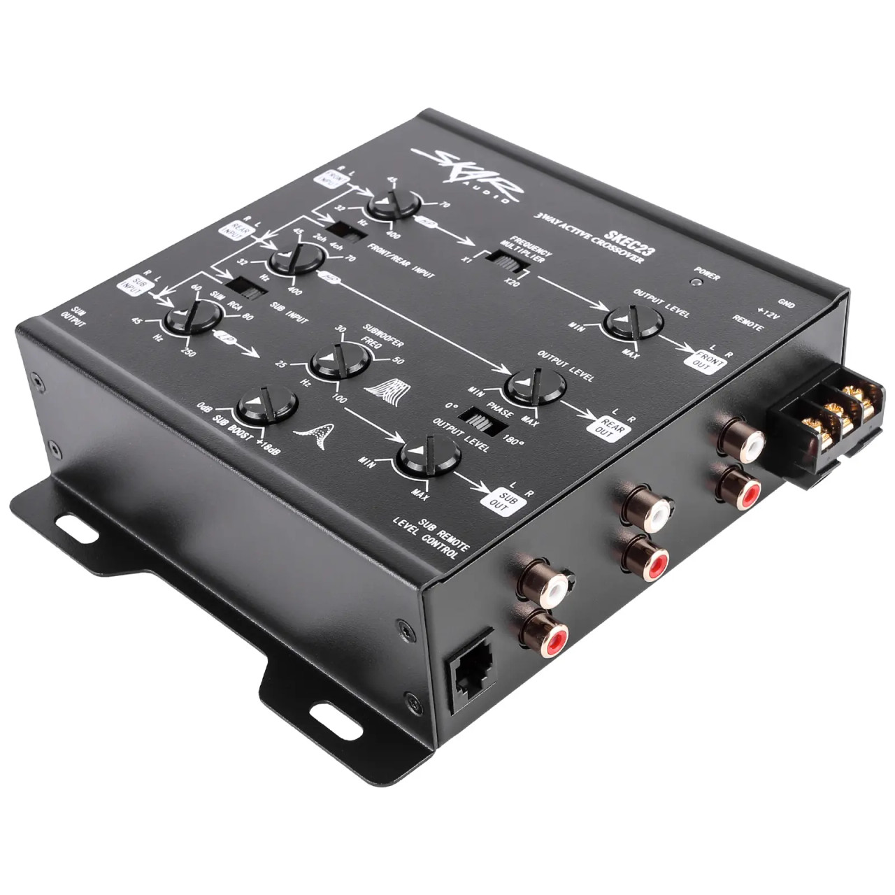 Skar Audio SKEC23 3-Way 6-Channel Electronic Crossover - Singh