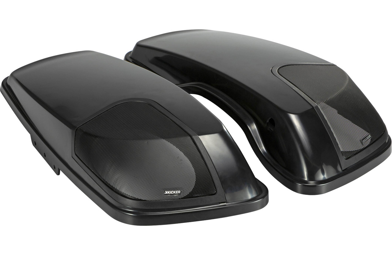 Kicker 46HDBL Customfit Bag Lids for Select 2014+ Harley Davidson