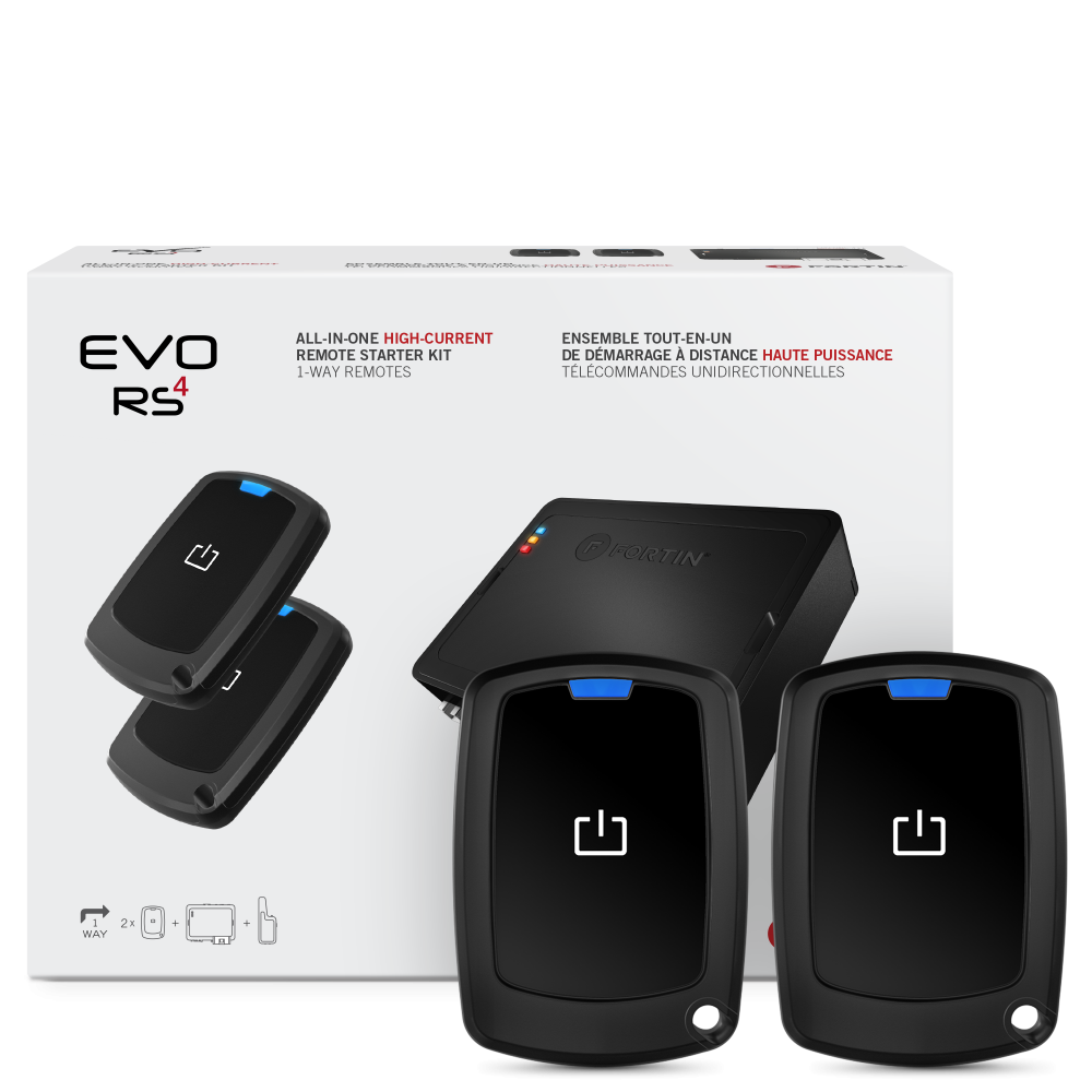 Car Remote Start Kit Fortin EVO-ONE-411 All-in-One Remote Starter ...