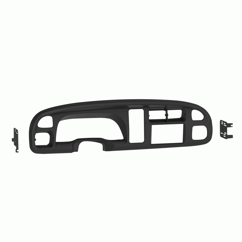 Double Din Stereo Install Dash Kit For 1998-2002 Dodge Ram Trucks - Yellowspeed (yew21986)