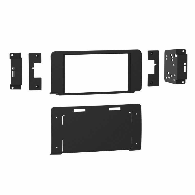 Metra 95-6557B Double DIN Dash Kit For Dodge Dakota 2005-2007 - Matte Black