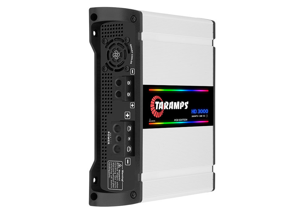 Taramps HD3000 RGB Edition 3000W RMS Class D Monoblock Car