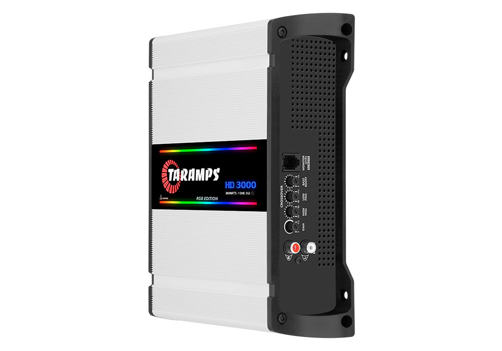 Taramps HD3000 RGB Edition 3000W RMS Class D Monoblock Car