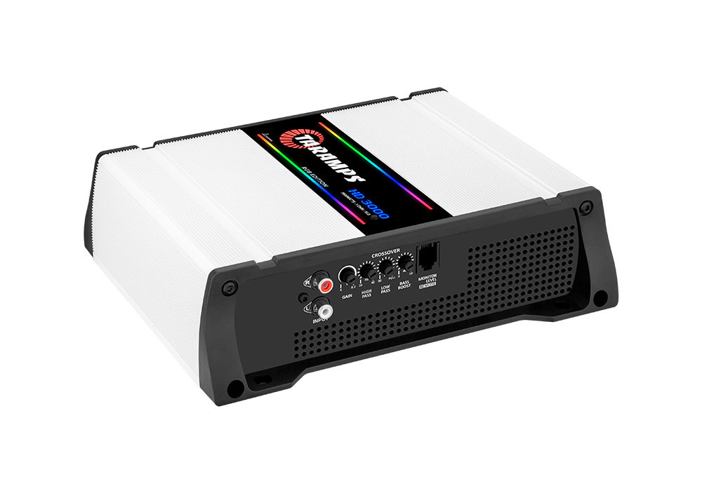 Taramps HD3000 RGB Edition 3000W RMS Class D Monoblock Car