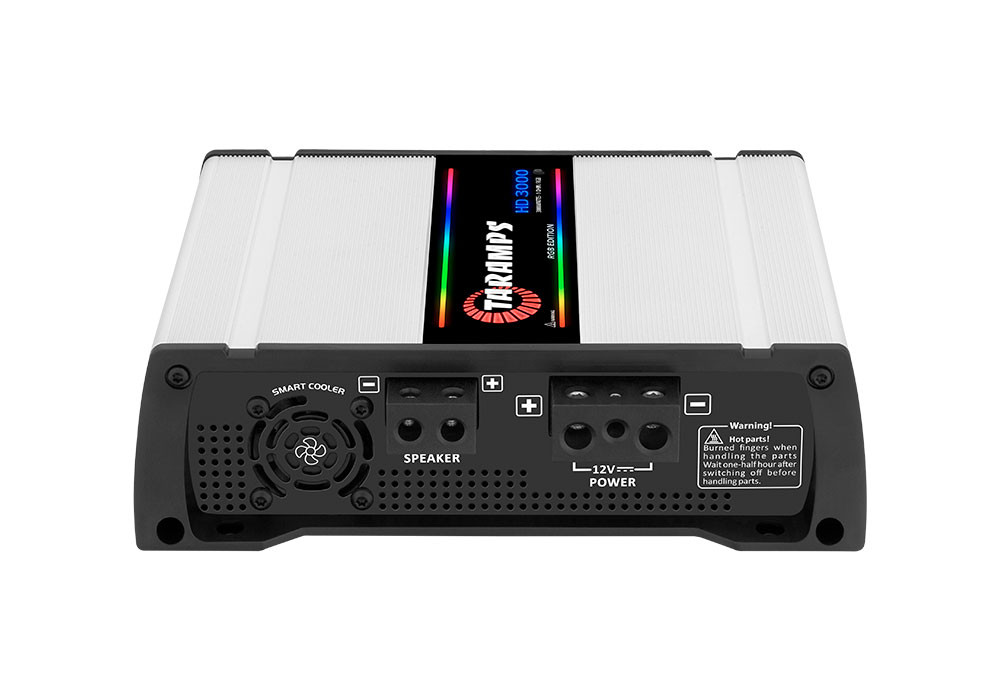 Taramps HD3000 RGB Edition 3000W RMS Class D Monoblock Car