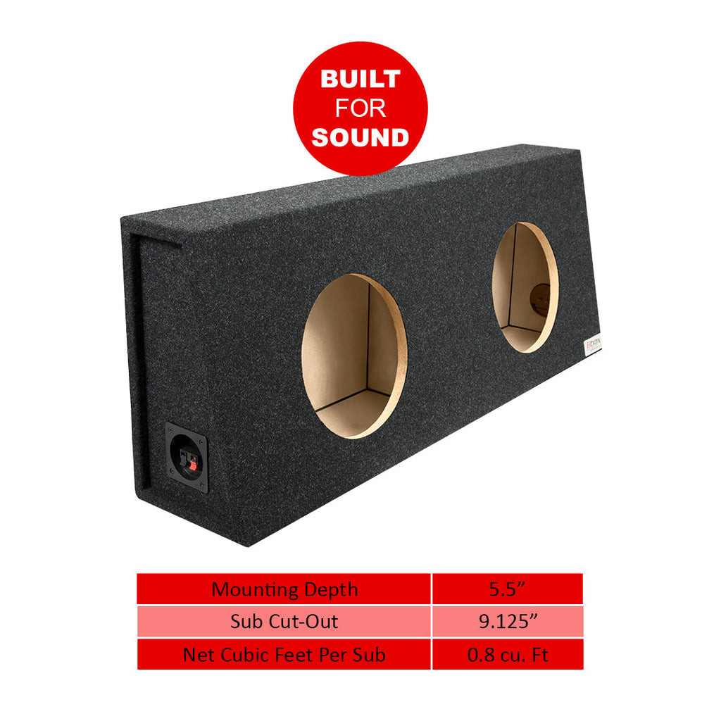 Atrend E10DT Bbox Pro-Series 10” Dual Sealed Wedge Shaped Truck