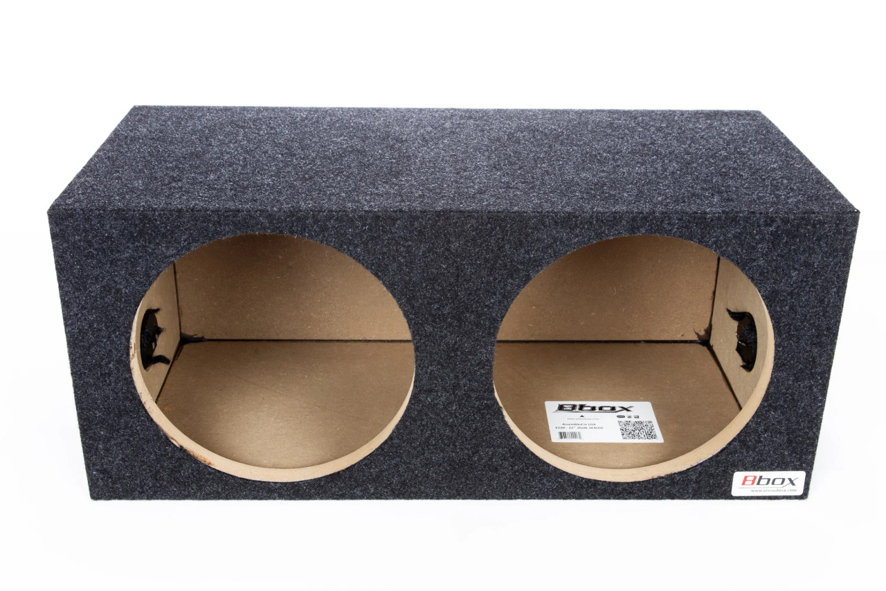 Atrend E12D Pro-Series 12” Dual Sealed Subwoofer Enclosure - Singh