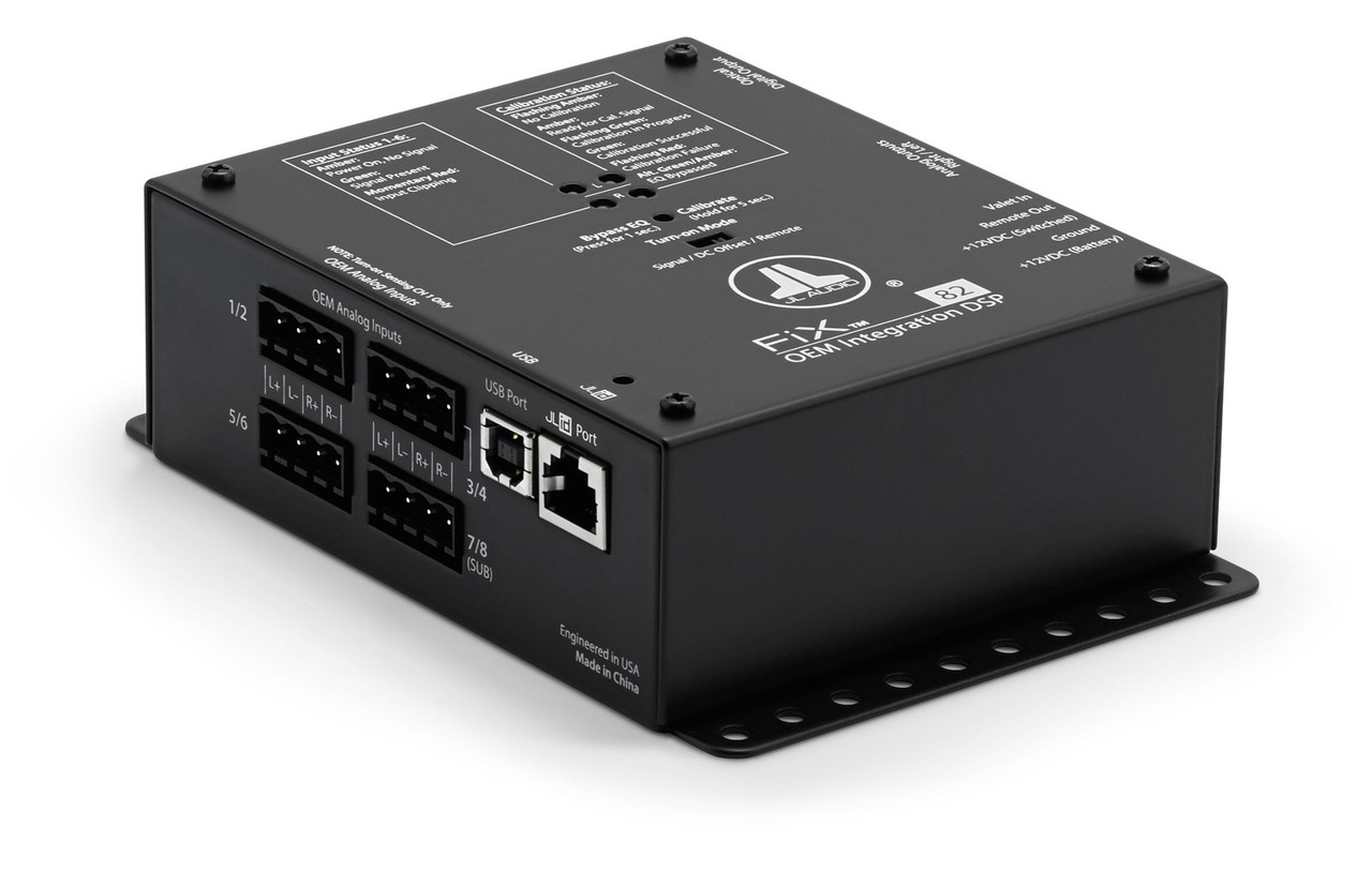 JLオーディオ Fix82 DSP ライン変換シグナルプロセッサー JL Audio FiX 82 Sound Processor OEM Integration DSP with Automatic