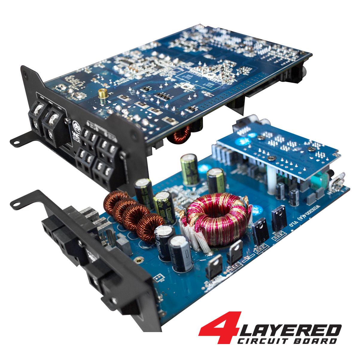 DB Drive WDX200.4 WDX Series Mini 4-Channel Car Amplifier - 200W