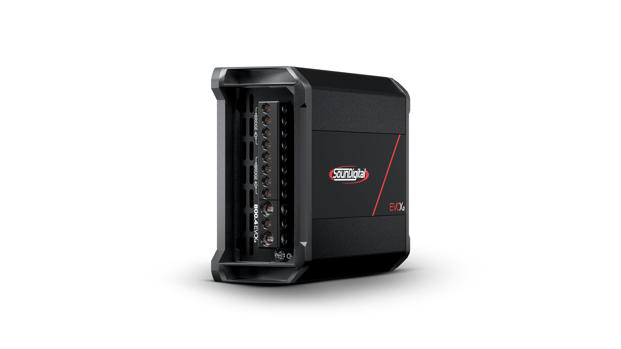 SounDigital 800.4EVOX2-4 4-Channel Amplifier - 200W RMS x 4