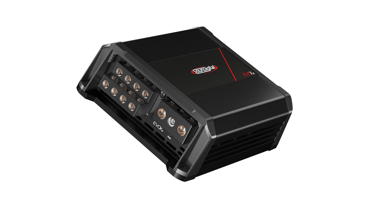 SounDigital 1200.4EVOX2 4-Channel Amplifier - 300W RMS x 4 - Singh