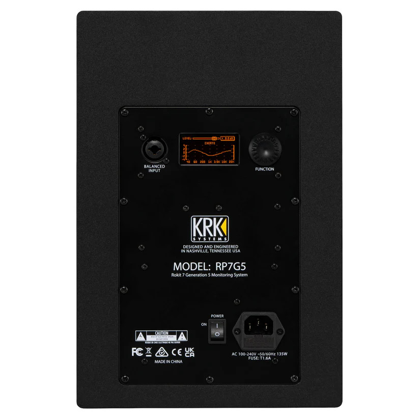 KRK Rokit RP7-G5 Active 7” Two-Way Studio Reference Monitor