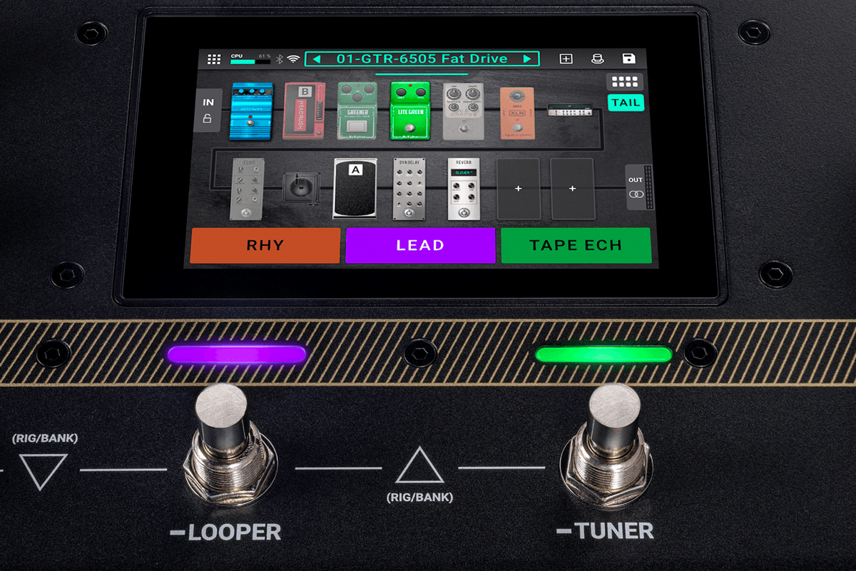 HeadRush Flex Prime Compact Multi-FX and Amp Modeler with 4