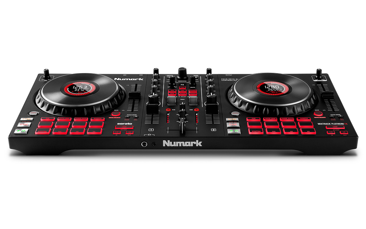 Numark Mixtrack Platinum FX 4-Deck Advanced DJ Controller with Jog