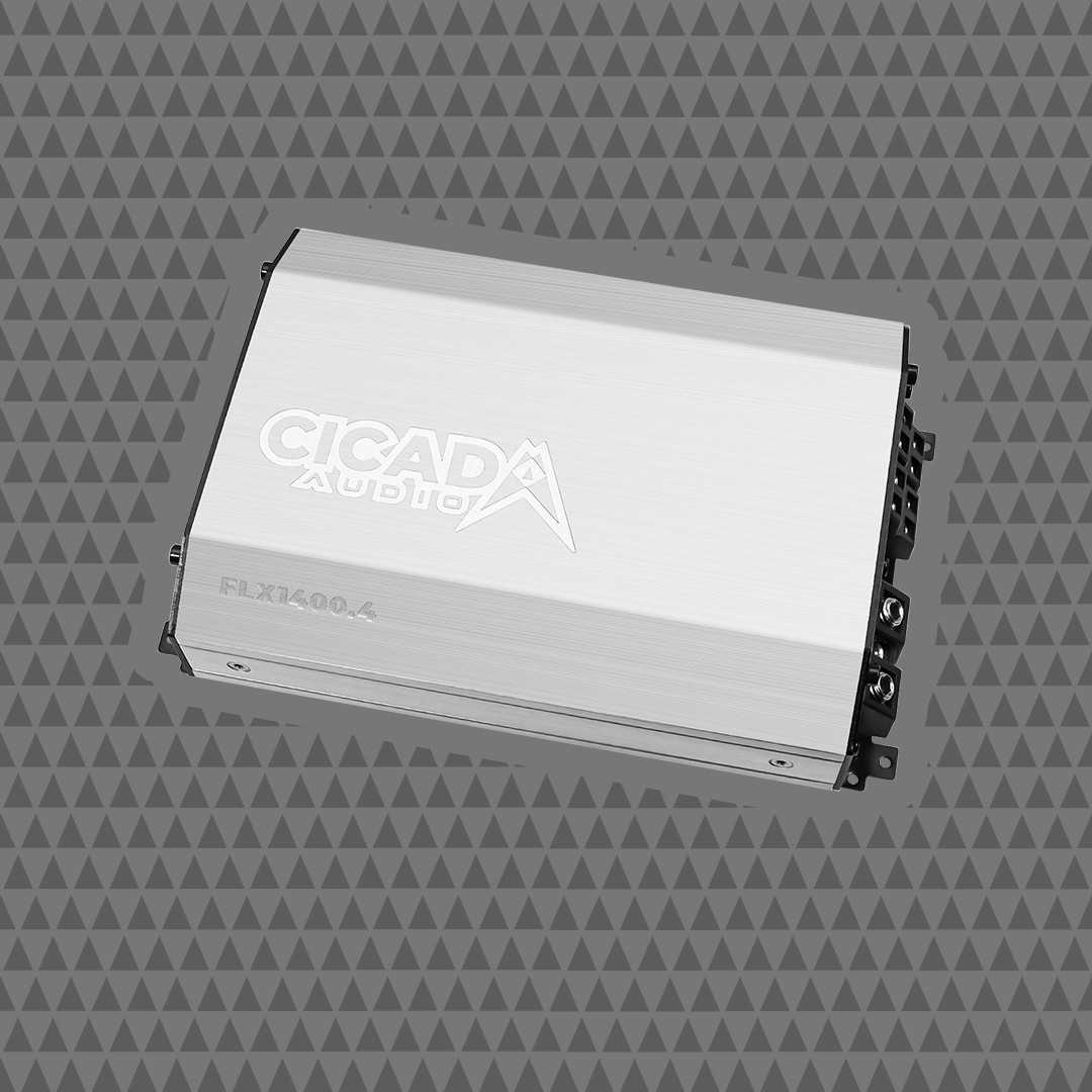 Cicada Audio FLX1400.4 FLX 4-Channel Motorcycle Amplifier — 225W