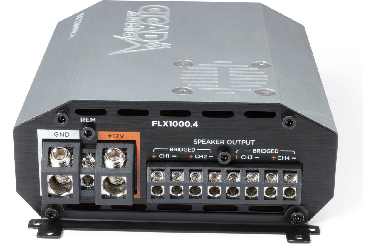 Cicada Audio FLX1000.4 4-Channel Motorcycle Amplifier — 168W RMS x